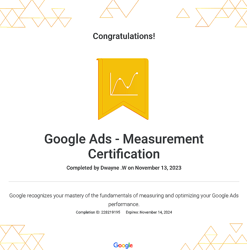Google Ads Display Certification (detail)