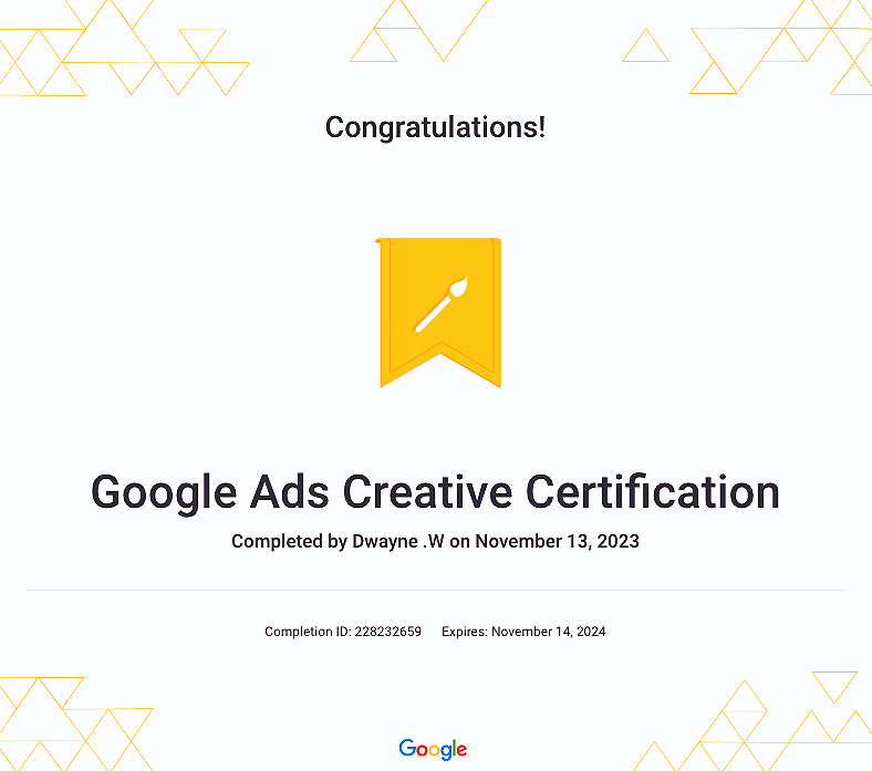 AI-Powered Shopping Ads Certification (detail)